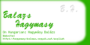 balazs hagymasy business card